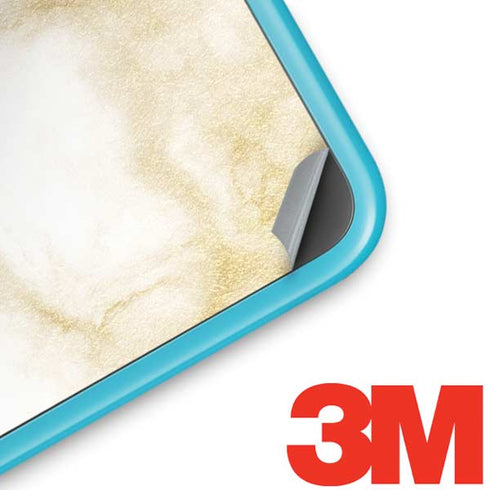 Gold and White Marble Nintendo 2DS XL (2017) Skin